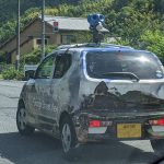 Google Street View car と遭遇