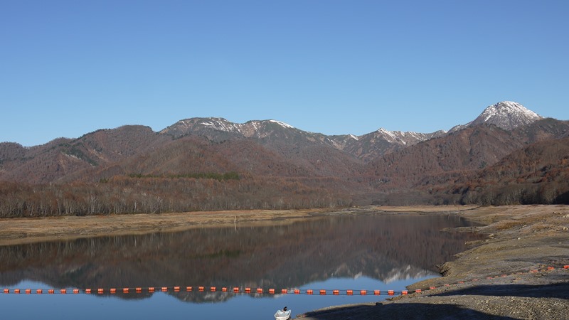 妙高高原「笹ヶ峰」と「乙見湖」氷結